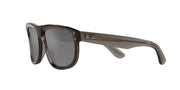 Ray-Ban Boyfriend Reverse RBR0501S Sunglasses - Transparent Dark Grey/Grey Mirrored Silver / 56 mm - 8056597918954