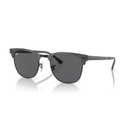 Ray-Ban Clubmaster Metal RB3716 Sunglasses - Grey on Black / Dark Grey / Large - 8056597767941