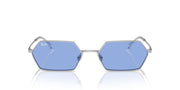 Ray-Ban Yevi Hexagonal RB3728 Sunglasses - Silver/Blue / 58 mm - 8056262016978