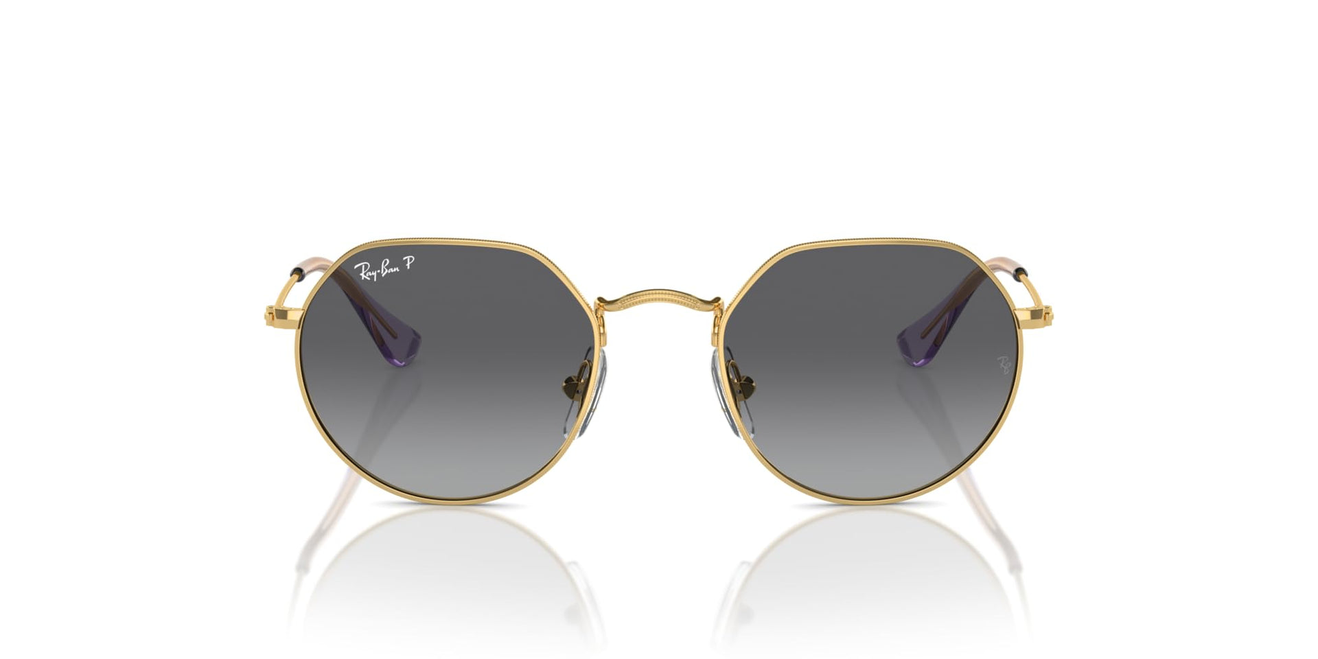 Ray-Ban Junior Jack RJ9565S Sunglasses - Gold/Grey Gradient Polarized / 47 mm - 8056262081532