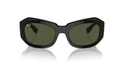 Ray-Ban Beate RB2212 Sunglasses - Black/Green / 56 mm (X0045V87JH) - X0045V87JH
