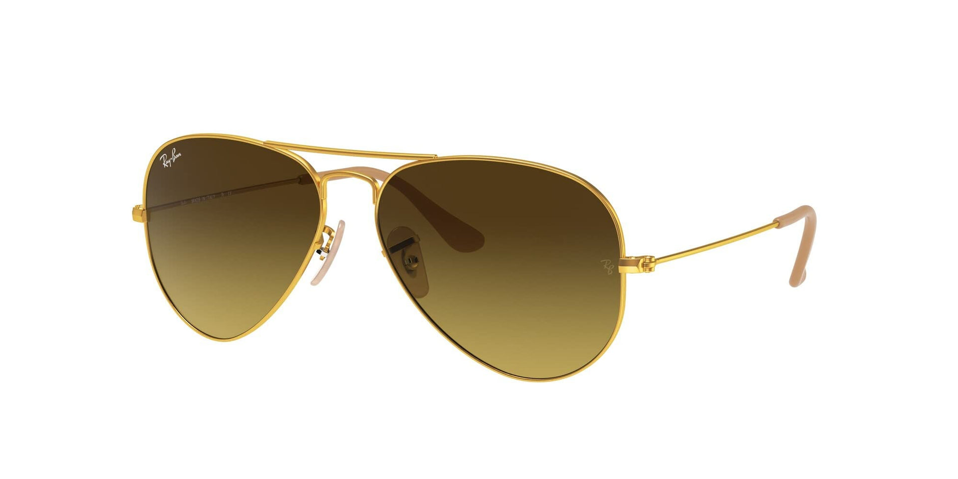 Ray-Ban Aviator RB3025 Sunglasses - Gold/ Brown Gradient / Small - 713132584712