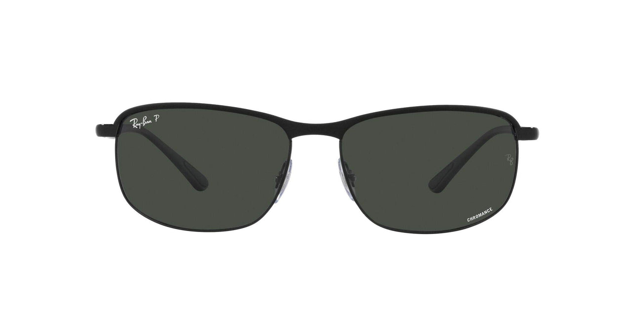Ray-Ban Chromance RB3671CH Sunglasses - Black on Black/Dark Grey Polarized / 60 mm - 8056597363280