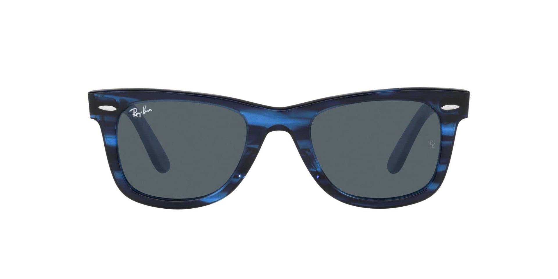 Ray-Ban Original Wayfarer RB2140 Sunglasses - Striped Blue/Blue / 50 mm - 8056597695206