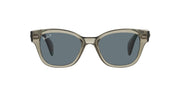Ray-Ban RB0880S Sunglasses - Transparent Green/Dark Blue Polarized / 52 mm - 8056597720533
