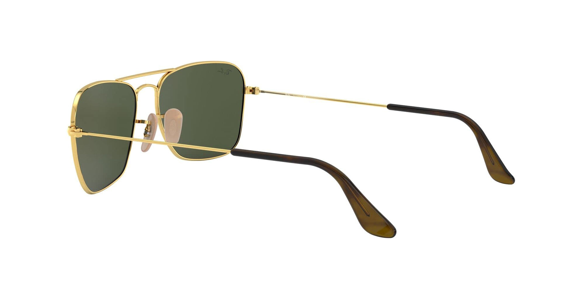 Ray-Ban Caravan RB3136 Sunglasses - Gold Havana/G-15 Green / 58 mm - 8053672494501 - Additional Image 4