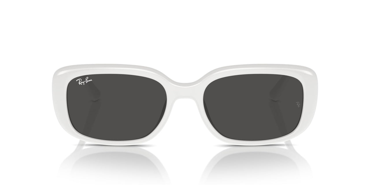 Ray-Ban RB4421D Sunglasses - White/Dark Grey / 56 mm - 8056262080979