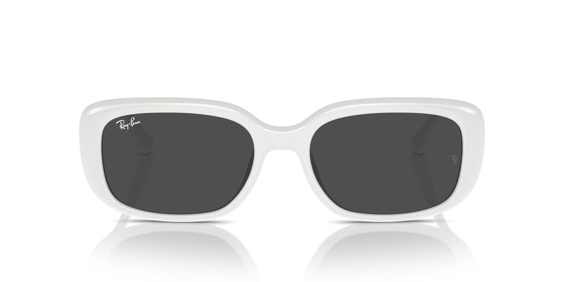 Ray-Ban RB4421D Sunglasses - White/Dark Grey / 56 mm - 8056262080979