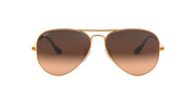 Ray-Ban Aviator RB3025 Sunglasses Batch 3 - Light Bronze/Pink Gradient Brown / 55 mm - X0028GV5EZ