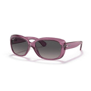 Ray-Ban Jackie Ohh RB4101 Sunglasses - Transparent Violet/Grey Gradient Polarized / 58 mm - 8056597661027
