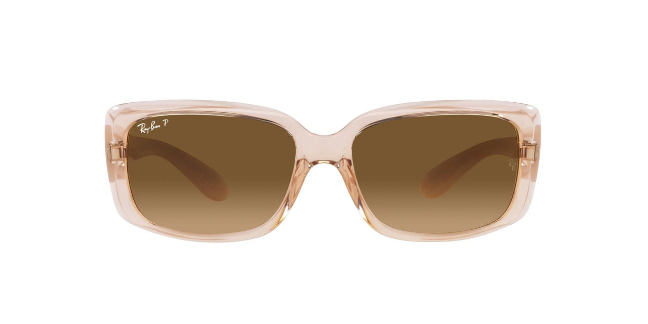 Ray-Ban RB4389 Sunglasses - Transparent Brown/Brown Gradient Polarized / 58 mm - 8056597718387