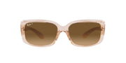 Ray-Ban RB4389 Sunglasses - Transparent Brown/Brown Gradient Polarized / 58 mm - 8056597718387