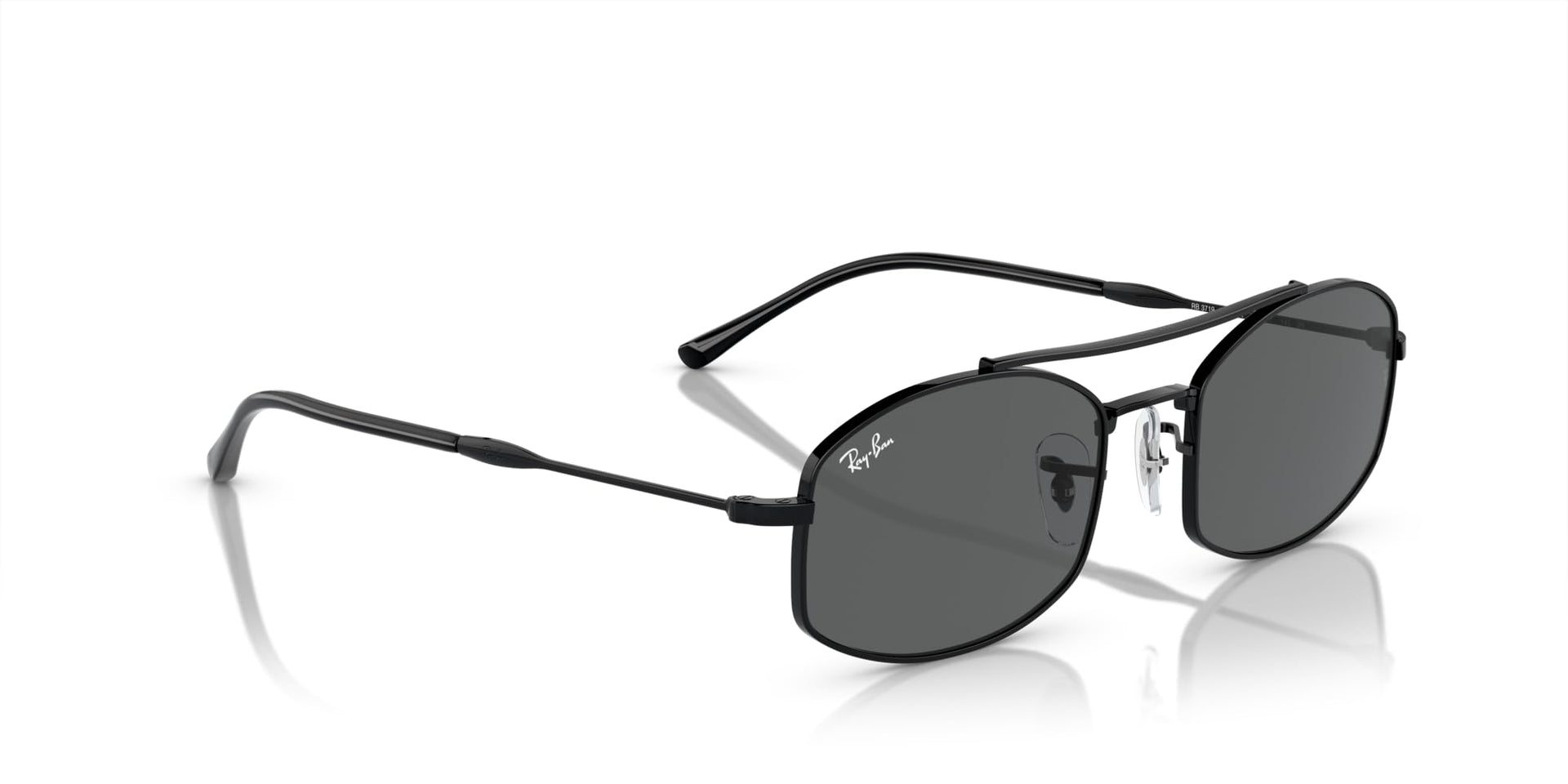 Ray-Ban RB3719 Sunglasses - Black/Dark Grey / 54 mm - 8056597935616