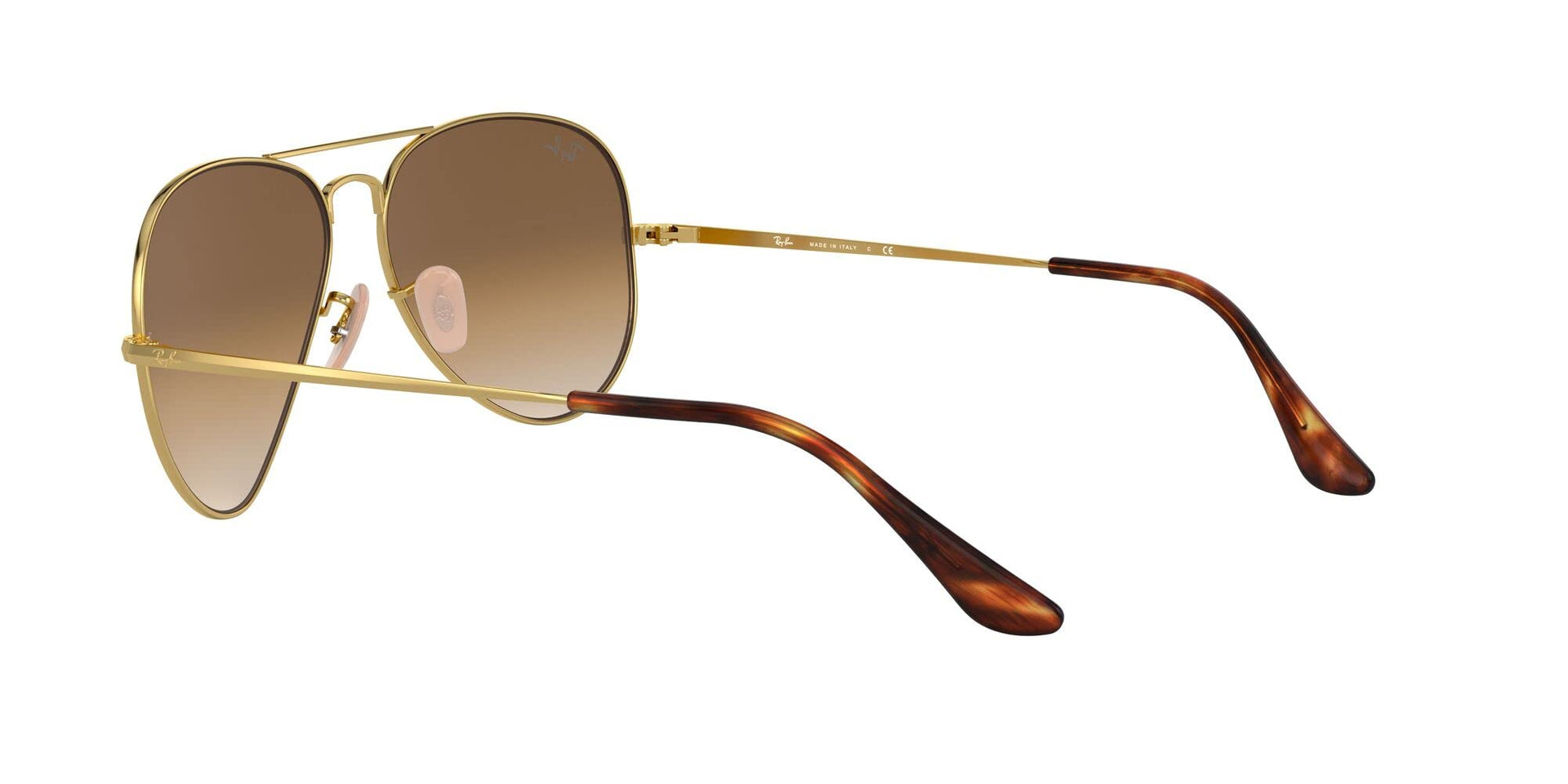 Ray-Ban Aviator Metal II RB3689 Sunglasses - Gold/Clear Gradient Brown / 58 mm - 8056597041935 - Additional Image 5