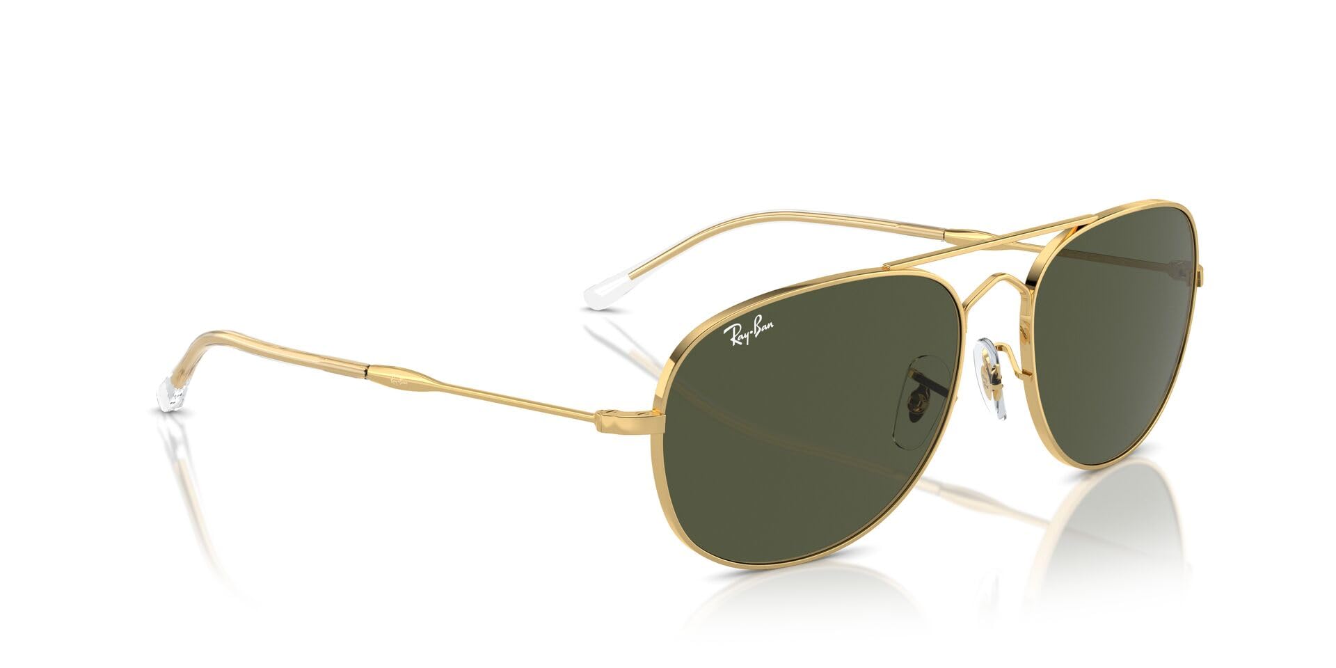 Ray-Ban Bain Bridge RB3735 Sunglasses - Gold/Green / 60 mm - X0045V53EJ - Additional Image 2
