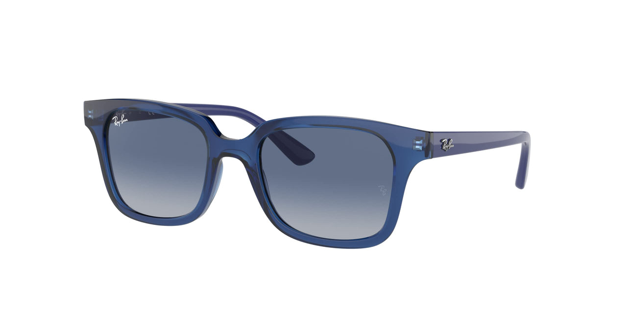 Ray-Ban RJ9071S Sunglasses - Transparent Blue/Light Grey Gradient Dark Blue / 48 mm - 8056597351751