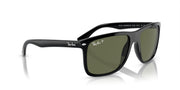 Ray-Ban Boyfriend Two RB4547 Sunglasses - Black/Green Polarized / 57 mm - 8056597939355 - Additional Image 4