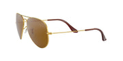 Ray-Ban Aviator RB3025 Sunglasses Batch 2 - Gold/B-15 Brown / 55 mm - X001DHD1ZL - Additional Image 2