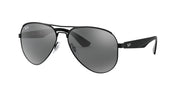 Ray-Ban Aviator RB3523 Sunglasses - Matte Black/Grey Mirrored Silver / 59 mm - 8053672351750 - Additional Image 1