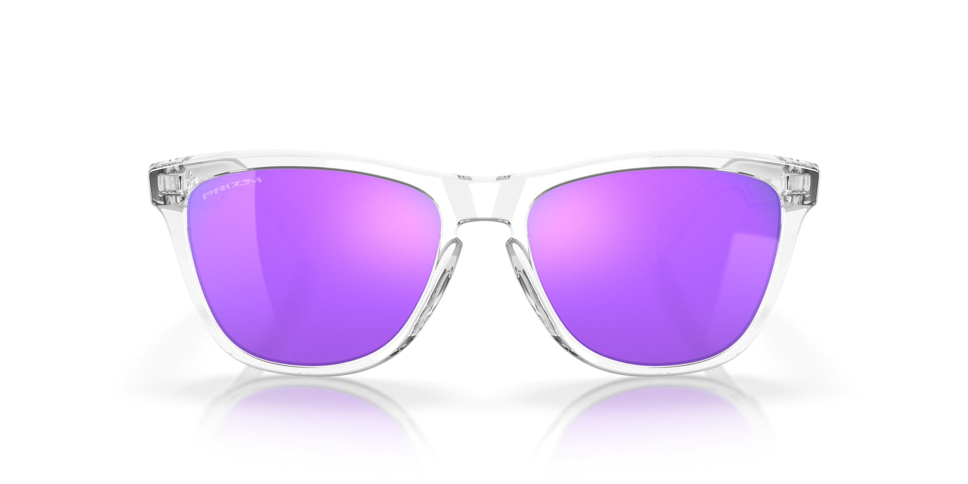 Oakley Frogskins Sunglasses - Polished Clear / X-Large - 888392454706