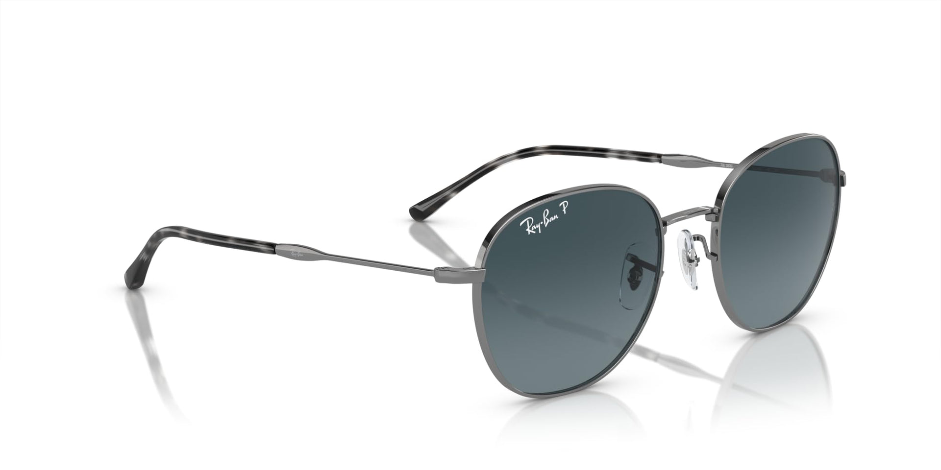 Ray-Ban RB3809 Sunglasses - Gunmetal/Blue Gradient Polarized / 55 mm - 8056597935944