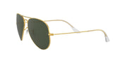 Ray-Ban Aviator RB3025 Sunglasses Batch 3 - Gold/G-15 Green / 62 mm - X002U97A03 - Additional Image 2