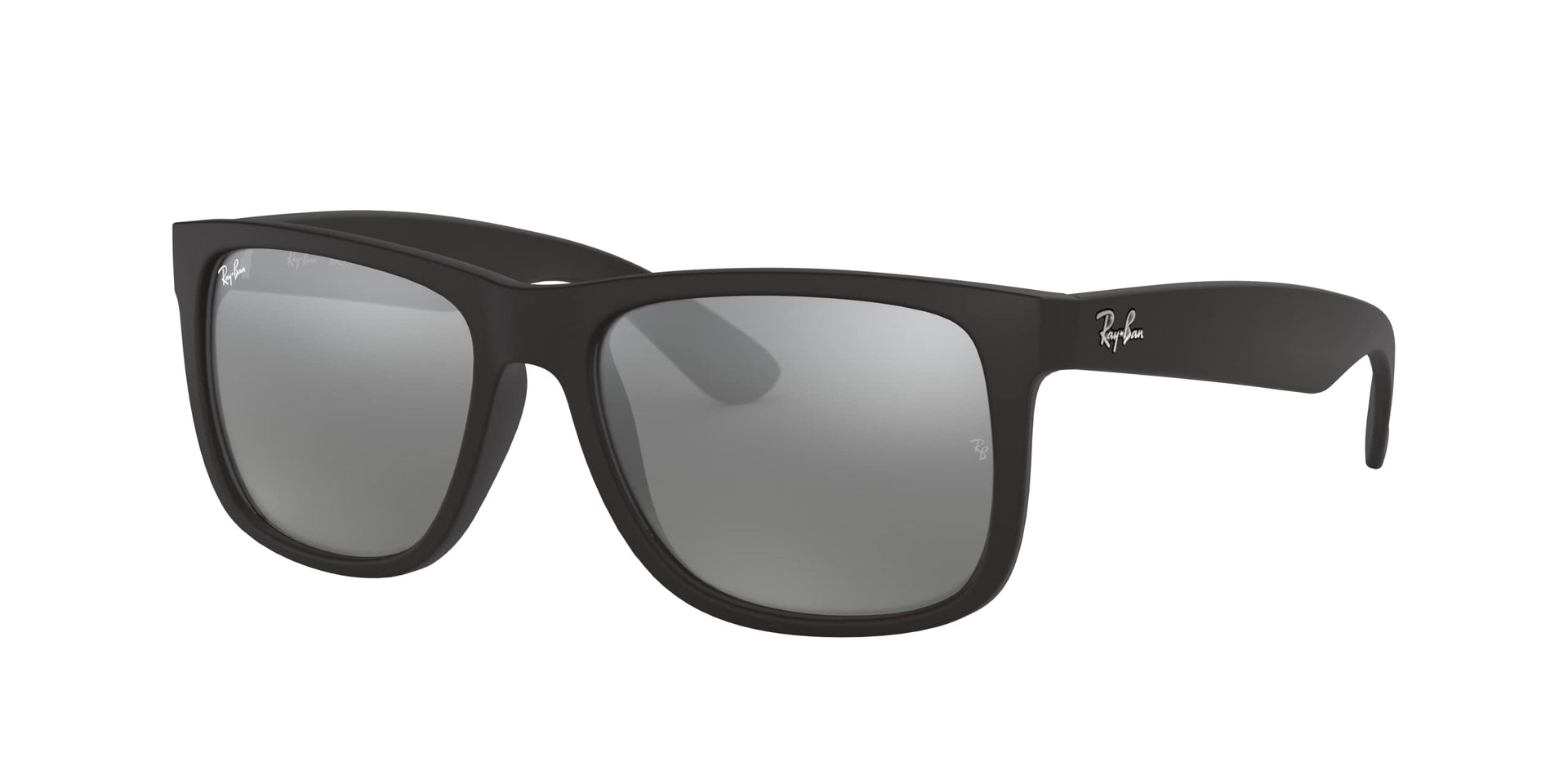 Ray-Ban Justin RB4165 Sunglasses - Justin Rubber Black Grey Mirro / 55 mm - 8053672416206