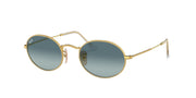 Ray-Ban RB3547 Sunglasses - Gold/Blue Gradient Grey / 51 mm - 8056597033787