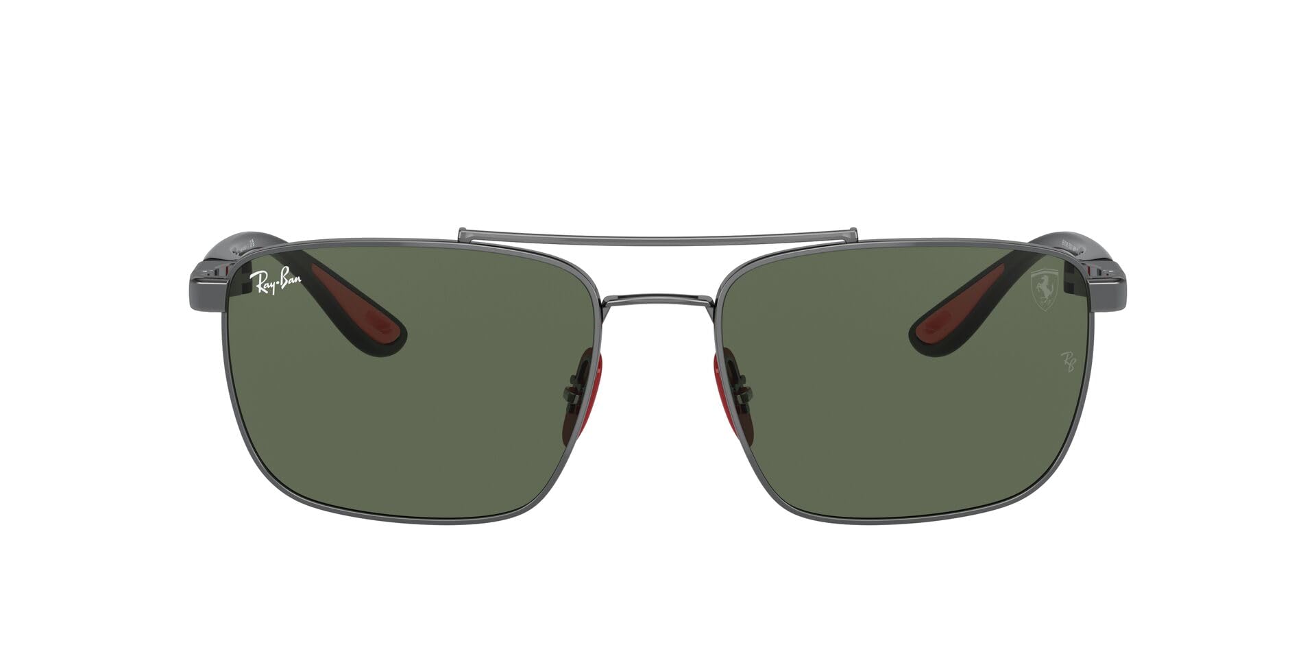 Ray-Ban RB3715M Sunglasses - Gunmetal/Dark Green / 58 mm - 8056597852692