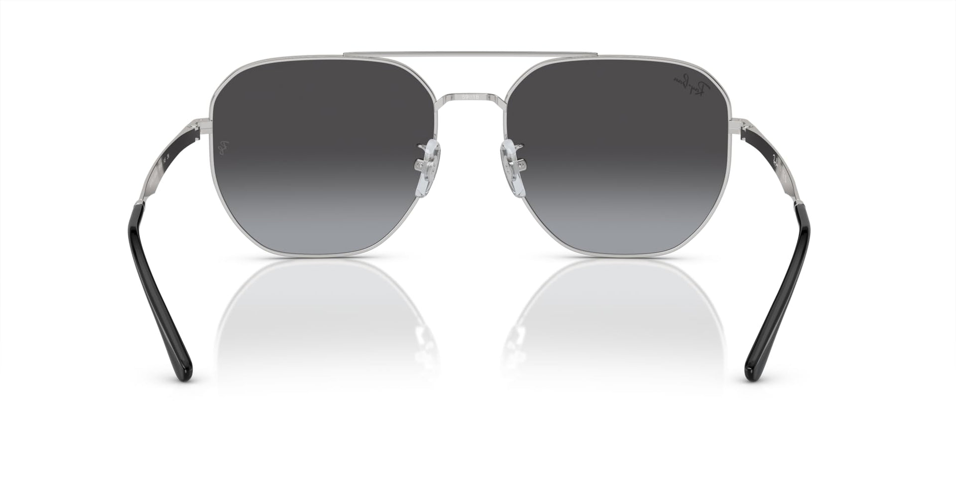 Ray-Ban Aviator RB3724D Sunglasses - Silver/Grey Gradient / 59 mm - 8056597964623 - Additional Image 3