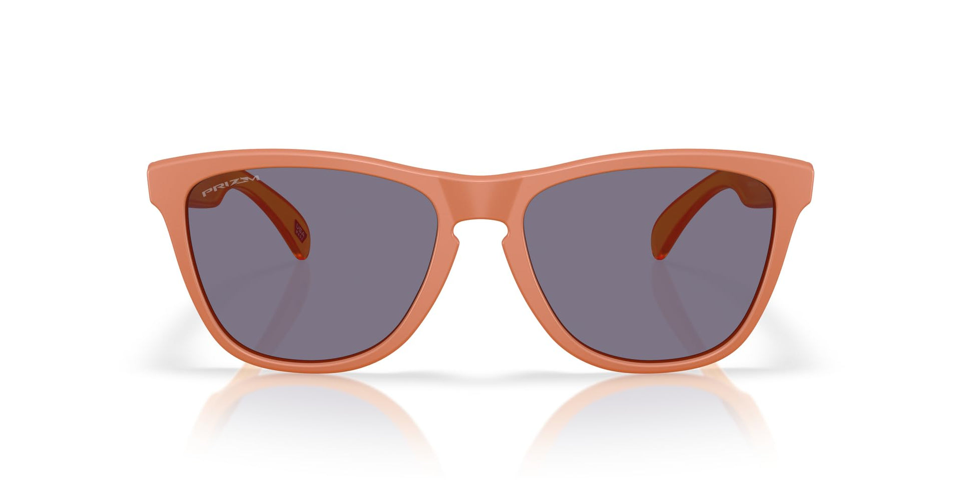 Oakley Frogskins Low Bridge Fit Sunglasses - Matte Ginger/Prizm Grey / 54 mm - 888392665683