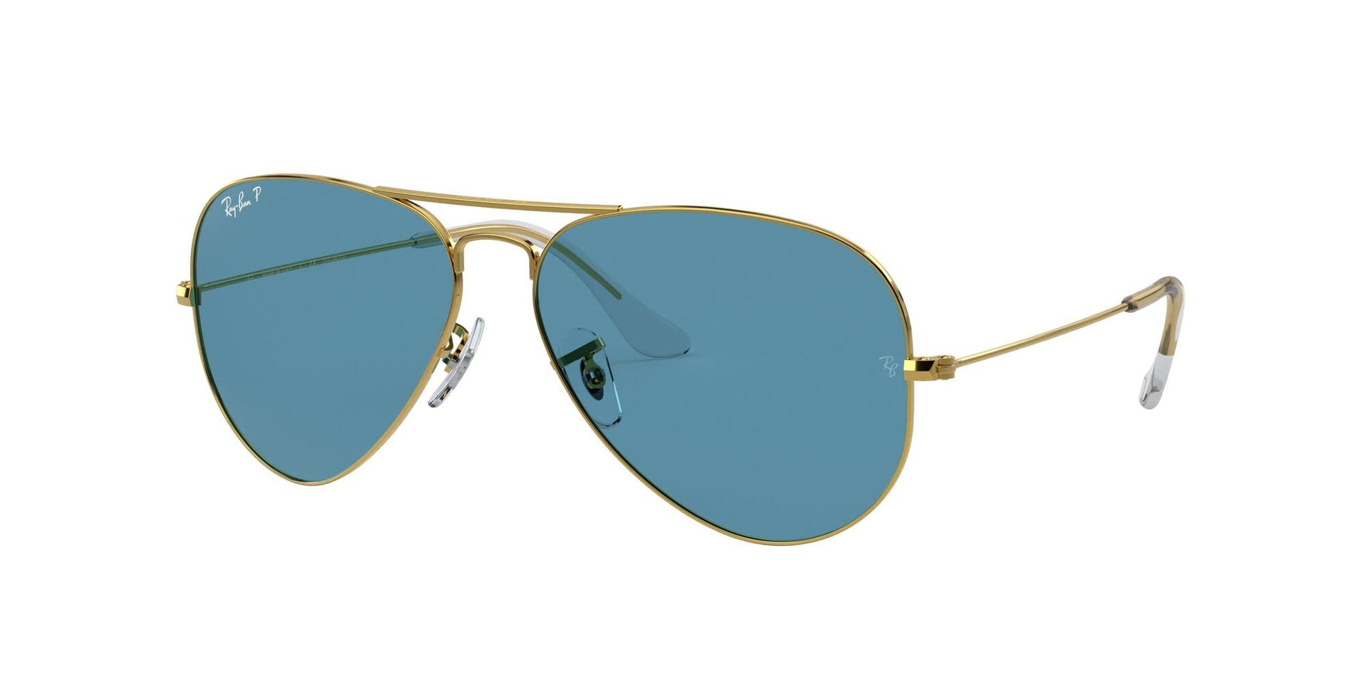 Ray-Ban Aviator RB3025 Sunglasses Batch 3 - Legend Gold/Polarized Blue / 62 mm - X002U9796X - Additional Image 1
