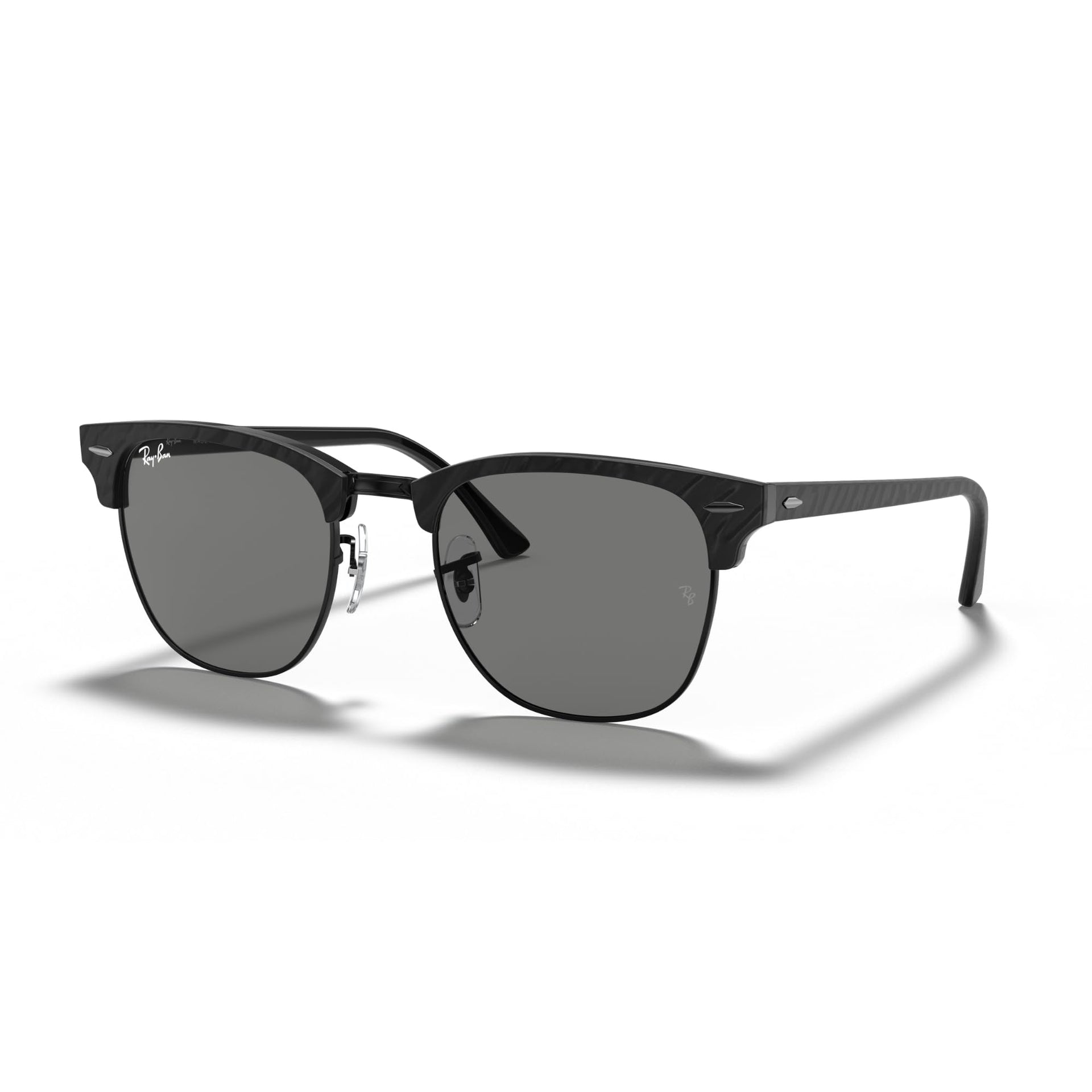 Ray-Ban Clubmaster RB3016 Sunglasses - Black / Dark Grey / Standard - 8056597260268