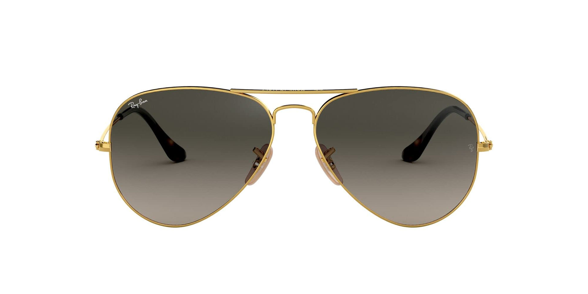 Ray-Ban Aviator RB3025 Sunglasses Batch 2 - Gold/Light Grey Gradient Dark Grey / 62 mm - X001GFHS59