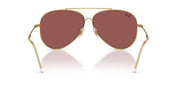 Ray-Ban Aviator Reverse RBR0101S Sunglasses - Gold/Dark Violet / 59 mm - 8056262096628 - Additional Image 3