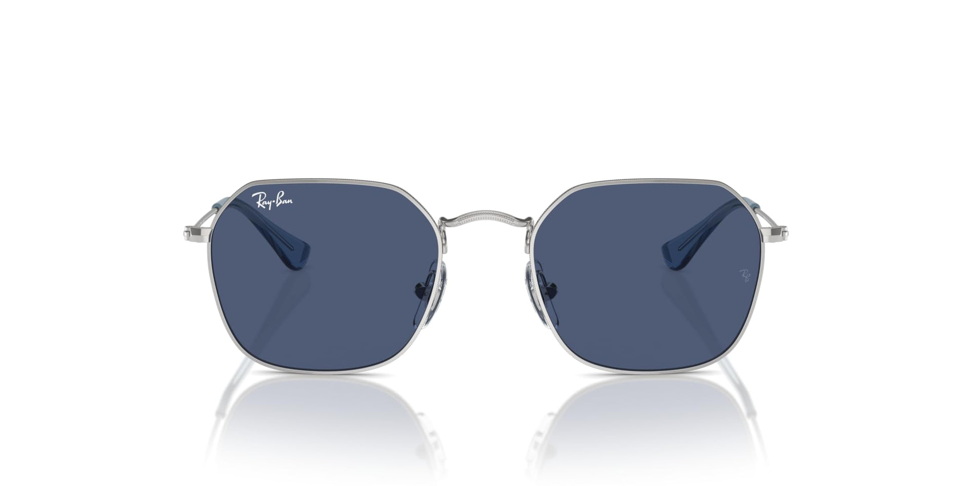 Ray-Ban Junior Jim RJ9594S Sunglasses - Silver/Dark Blue / 49 mm - 8056262047705