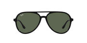 Ray-Ban Aviator RB4376 Sunglasses - Black/Dark Green / 57 mm - 8056597856096