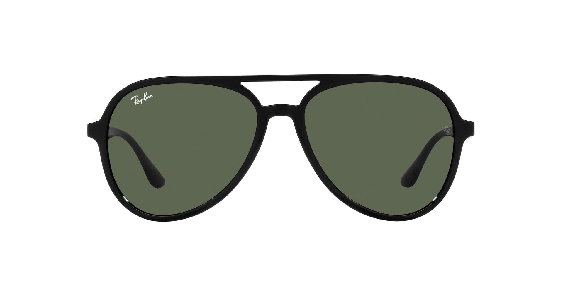 Ray-Ban Aviator RB4376 Sunglasses - Black/Dark Green / 57 mm - 8056597856096