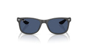 Ray-Ban Junior New Wayfarer RJ9052S Sunglasses - Rubber Dark Grey/Dark Blue / 47 mm - 8056262302811