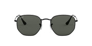 Ray-Ban Hexagonal Flat RB3548N Sunglasses - Black/Polarized G-15 Green / 54 mm - 8053672743869