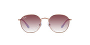 Ray-Ban Junior Rob RJ9572S Sunglasses - Rose Gold /Clear Gradient Dark Violet / 48 mm - 8056597843331