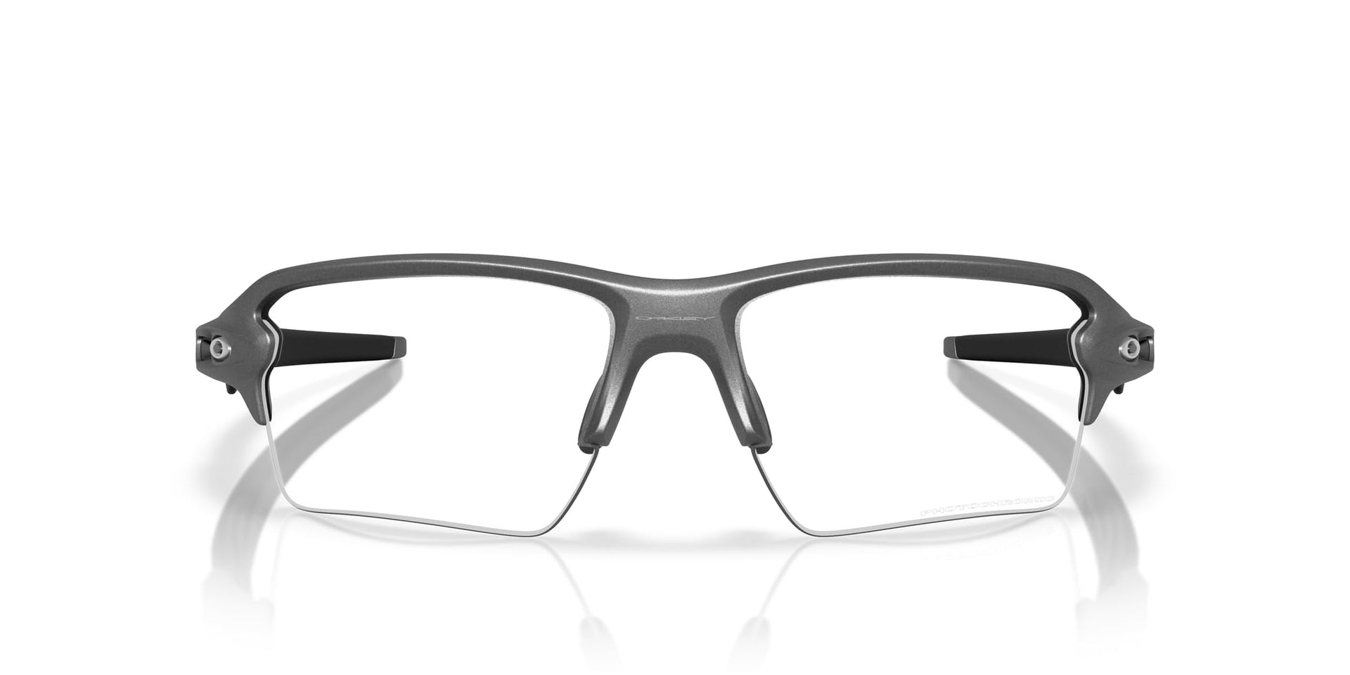 Oakley Flak XXL Sunglasses - Steel/Clear Photochromic 50% Black Iridium / 63 mm - 888392666017