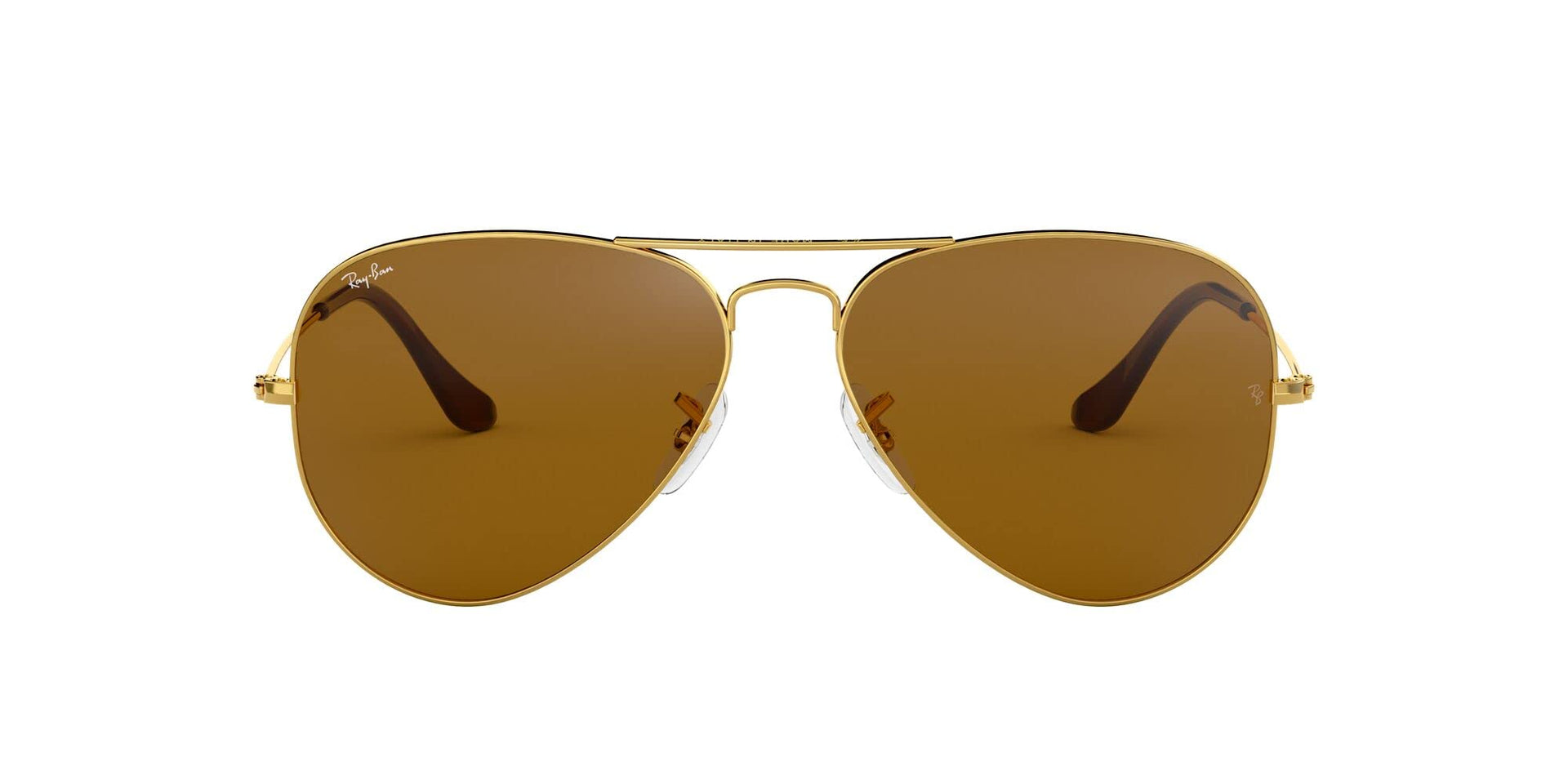Ray-Ban Aviator RB3025 Sunglasses - Gold/B-15 Brown / 55 mm - 805289178316