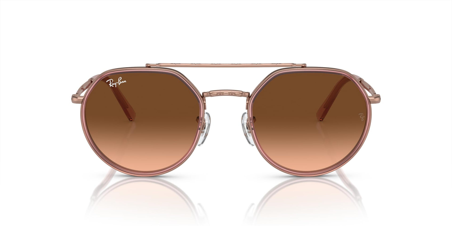Ray-Ban RB3765 Sunglasses - Copper/Pink Gradient Brown / 53 mm - 8056597936064