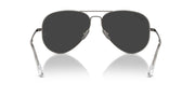 Ray-Ban Aviator Titanium RB8089 Sunglasses - Gunmetal/Polarized Black / 62 mm - 8056262031711 - Additional Image 3