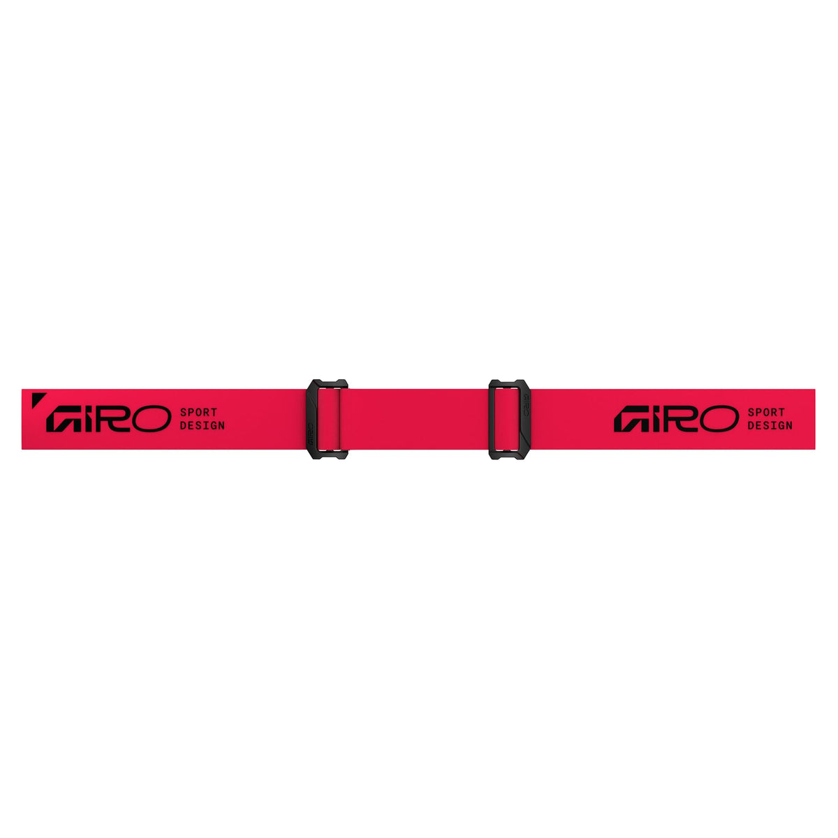 Snow goggles pink strap with two black adjustment buckles