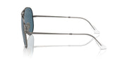 Ray-Ban Aviator Titanium RB8089 Sunglasses - Gunmetal/Polarized Blue / 62 mm - 8056262031735 - Additional Image 2
