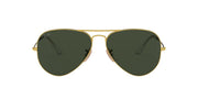 Ray-Ban Aviator RB3025 Sunglasses - Polished Gold/G-15 Green / 58 mm - 8056597316675