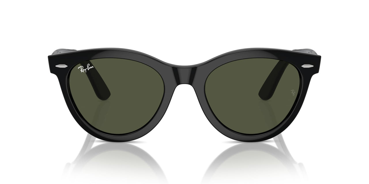 Ray-Ban Wayfarer Way RB2241 Sunglasses - Black/Green / 51 mm - 8056262031049