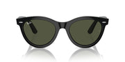 Ray-Ban Wayfarer Way RB2241 Sunglasses - Black/Green / 54 mm - 8056262031056